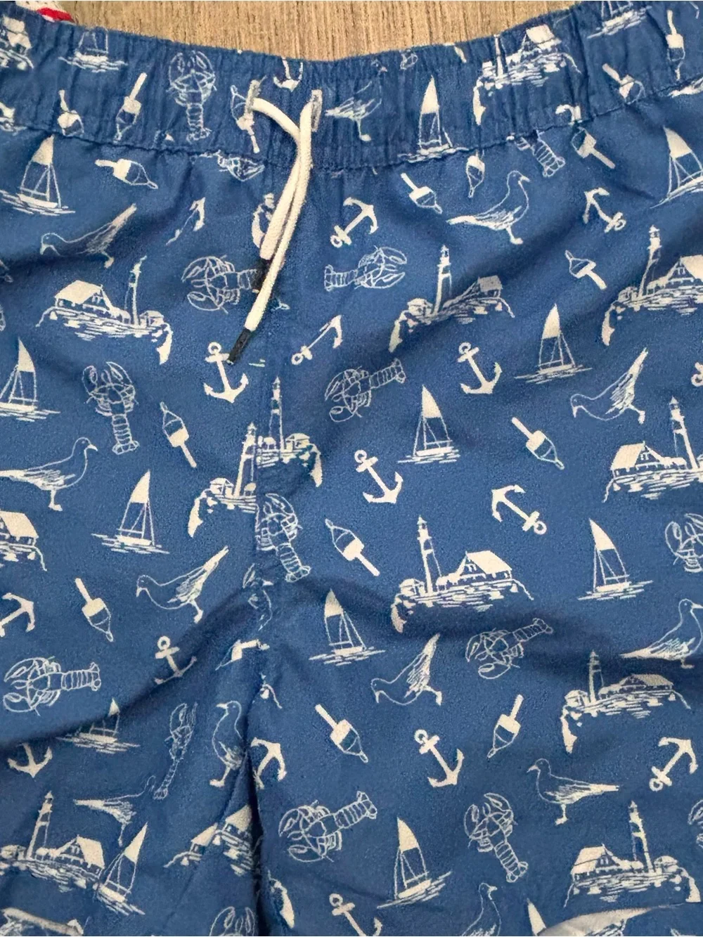 Janie & Jack Swim Shorts Trunks  Boys Size 8 EUC